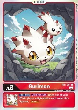 Gurimon (RB1 - 001) - Resurgence Booster (Common) [RB - 01 - 001] - El Duelista