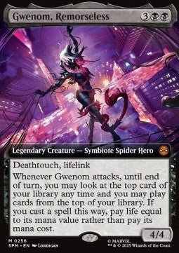 Gwenom, Remorseless - Magic: The Gathering | Marvel's Spider - Man: Extras (Mythic) [XSPM - 256] - El Duelista