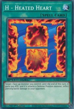 H - Heated Heart⁣ - Speed Duel GX: Midterm Paradox⁣ (Common)⁣ [A13] - El Duelista