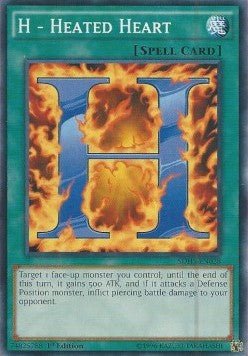 H - Heated Heart⁣ - Structure Deck: HERO Strike⁣ (Common)⁣ [028] - El Duelista