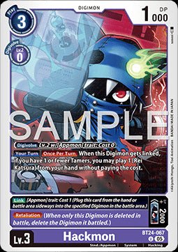 Hackmon (BT24 - 067) - Time Stranger (Uncommon) [BT - 24 - 067] - El Duelista
