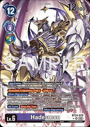 Hadesmon (BT24 - 079) (V.2) - Time Stranger (Alternative Art) [BT - 24 - 079] - El Duelista