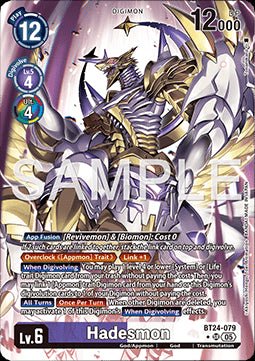 Hadesmon (BT24 - 079) (V.2) - Time Stranger (Alternative Art) [BT - 24 - 079] - El Duelista