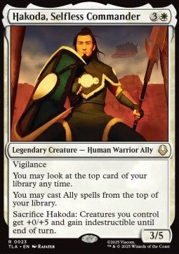 Hakoda, Selfless Commander - Magic: The Gathering | Avatar: The Last Airbender (Rare) [TLA - 23] - El Duelista