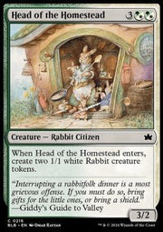 Head of the Homestead⁣ - Bloomburrow⁣ (Common)⁣ [216] - El Duelista