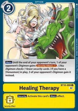 Healing Therapy (BT10 - 099)⁣ - Xros Encounter⁣ (Common)⁣ [099] - El Duelista