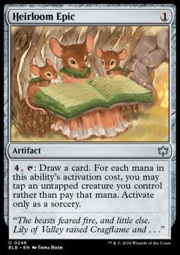 Heirloom Epic⁣ - Bloomburrow⁣ (Uncommon)⁣ [246] - El Duelista