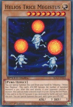Helios Trice Megistus⁣ - Speed Duel GX: Duelists of Shadows⁣ (Common)⁣ [I23] - El Duelista