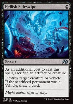 Hellish Sideswipe⁣ - Aetherdrift⁣ (Uncommon)⁣ [90] - El Duelista