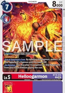 Helloogarmon (BT16 - 010)⁣ - Beginning Observer⁣ (Uncommon)⁣ [010] - El Duelista