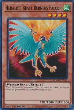Heraldic Beast Berners Falcon⁣ - Battles of Legend: Monster Mayhem⁣ (Ultra Rare)⁣ [115] - El Duelista