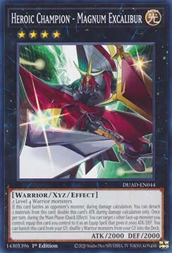 Heroic Champion - Magnum Excalibur⁣ - Duelist’s Advance⁣ (Common)⁣ [044] - El Duelista