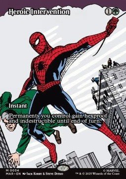 Heroic Intervention - Magic: The Gathering | Marvel's Spider - Man: Source Material Cards (Mythic) [MAR - 34] - El Duelista