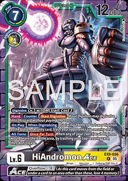 HiAndromon Ace (EX9 - 056)⁣ - Versus Monsters⁣ (Rare)⁣ [056] - El Duelista