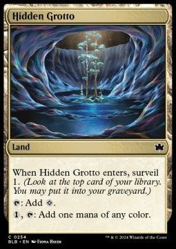 Hidden Grotto⁣ - Bloomburrow⁣ (Common)⁣ [254] - El Duelista