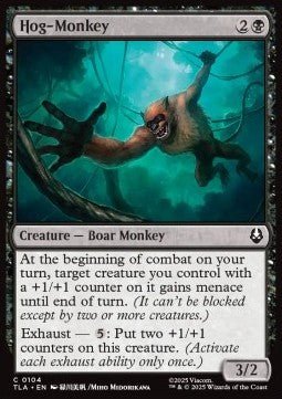 Hog - Monkey - Magic: The Gathering | Avatar: The Last Airbender (Common) [TLA - 104] - El Duelista