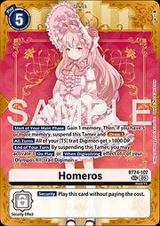 Homeros (BT24 - 102) (V.1) - Time Stranger (Secret Rare) [BT - 24 - 102] - El Duelista