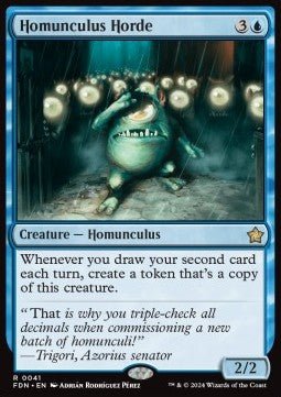Homunculus Horde - Magic: The Gathering Foundations (Rare) [FDN - 41] - El Duelista