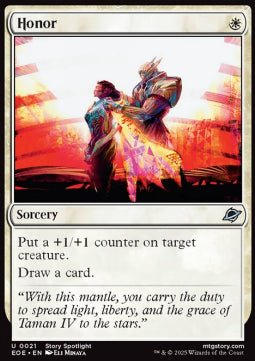 Honor⁣ - Edge of Eternities⁣ (Uncommon)⁣ [21] - El Duelista