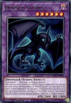 Horned Saurus⁣ - Maze of Millennia⁣ (Rare)⁣ [013] - El Duelista