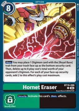 Hornet Eraser (BT19 - 096)⁣ - Special Booster Ver 2.0⁣ (Common)⁣ [BT19 - 096] - El Duelista