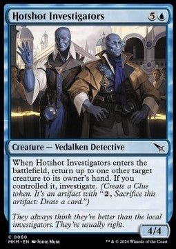 Hotshot Investigators⁣ - Murders at Karlov Manor⁣ (Common)⁣ [60] - El Duelista