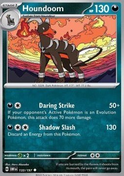 Houndoom⁣ - Obsidian Flames⁣ (Uncommon)⁣ [133] - El Duelista