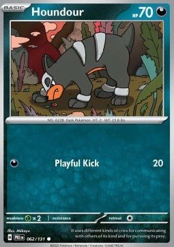 Houndour⁣ - Prismatic Evolutions⁣ (Common)⁣ [062] - El Duelista