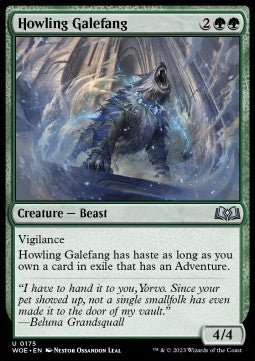 Howling Galefang⁣ - Wilds of Eldraine⁣ (Uncommon)⁣ [175] - El Duelista