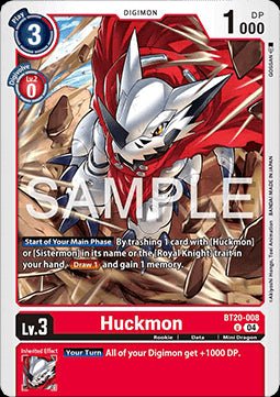 Huckmon (BT20 - 008)⁣ - Special Booster Ver 2.5⁣ (Uncommon)⁣ [008] - El Duelista