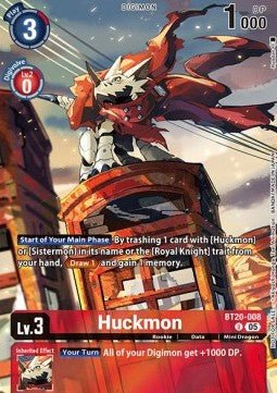 Huckmon (BT20 - 008) - Versus Monsters (Alternative Art) [EX - 09 - BT20 - 008] - El Duelista