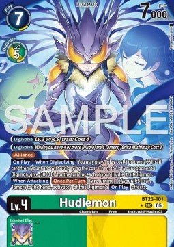 Hudiemon (BT23 - 101) (V.2) - Hackers' Slumber (Alternative Art) [BT - 23 - 101] - El Duelista