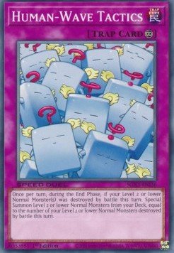 Human - Wave Tactics⁣ - Speed Duel GX: Duelists of Shadows⁣ (Common)⁣ [I36] - El Duelista