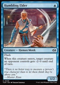 Humbling Elder⁣ - Tarkir: Dragonstorm⁣ (Common)⁣ [48] - El Duelista