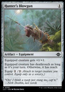 Hunter's Blowgun⁣ - The Lost Caverns of Ixalan⁣ (Common)⁣ [255] - El Duelista