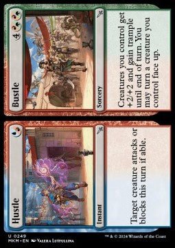 Hustle // Bustle⁣ - Murders at Karlov Manor⁣ (Uncommon)⁣ [249] - El Duelista