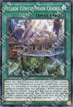 Icejade Cenote Enion Cradle - Battle of Chaos (Super Rare) [BACH - 052] - El Duelista