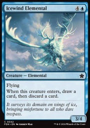 Icewind Elemental⁣ - Magic: The Gathering Foundations⁣ (Common)⁣ [42] - El Duelista