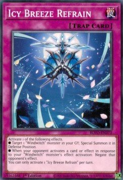 Icy Breeze Refrain - Blazing Vortex (Common) [BLVO - 072] - El Duelista