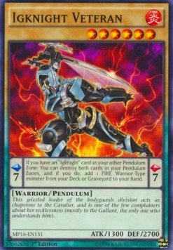 Igknight Veteran⁣ - 2016 Mega - Tin Mega Pack⁣ (Common)⁣ [131] - El Duelista