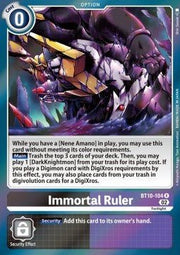 Immortal Ruler (BT10 - 104)⁣ - Xros Encounter⁣ (Rare)⁣ [104] - El Duelista