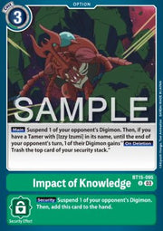 Impact of Knowledge (BT15 - 095)⁣ - Exceed Apocalypse⁣ (Uncommon)⁣ [095] - El Duelista