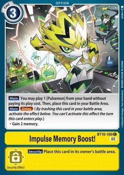 Impulse Memory Boost! (BT10 - 100)⁣ - Xros Encounter⁣ (Common)⁣ [100] - El Duelista