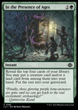 In the Presence of Ages⁣ - The Lost Caverns of Ixalan⁣ (Common)⁣ [192] - El Duelista