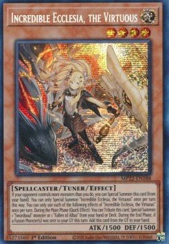 Incredible Ecclesia, the Virtuous - 2022 Tin of the Pharaoh's Gods (Secret Rare) [MP22 - 188] - El Duelista