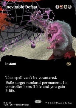 Inevitable Defeat⁣ - Tarkir: Dragonstorm: Extras⁣ (Rare)⁣ [360] - El Duelista