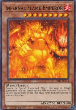 Infernal Flame Emperor⁣ - Structure Deck: Fire Kings⁣ (Common)⁣ [013] - El Duelista
