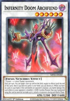 Infernity Doom Archfiend - 2021 Tin of Ancient Battles (Common) [MP21 - 187] - El Duelista