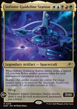Infinite Guideline Station⁣ - Edge of Eternities⁣ (Rare)⁣ [219] - El Duelista