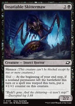 Insatiable Skittermaw⁣ - Edge of Eternities⁣ (Common)⁣ [108] - El Duelista